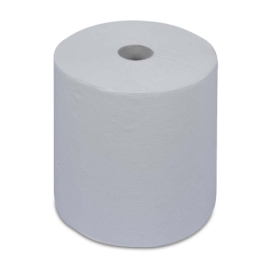 Rouleau d’essuie-main, blanc, 2 couches, env. 210 mm x 150 m, non perforé
