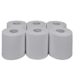 Rouleau d’essuie-main, ultra blanc, 1 couche, env. 790 coupures d’env. 203 mm x 300 m