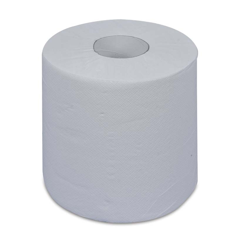 Handtuchrolle, 100 % Zellstoff, hochweiss, 2-lagig, ca. 450 Abrisse à ca. 200 mm x 153 m