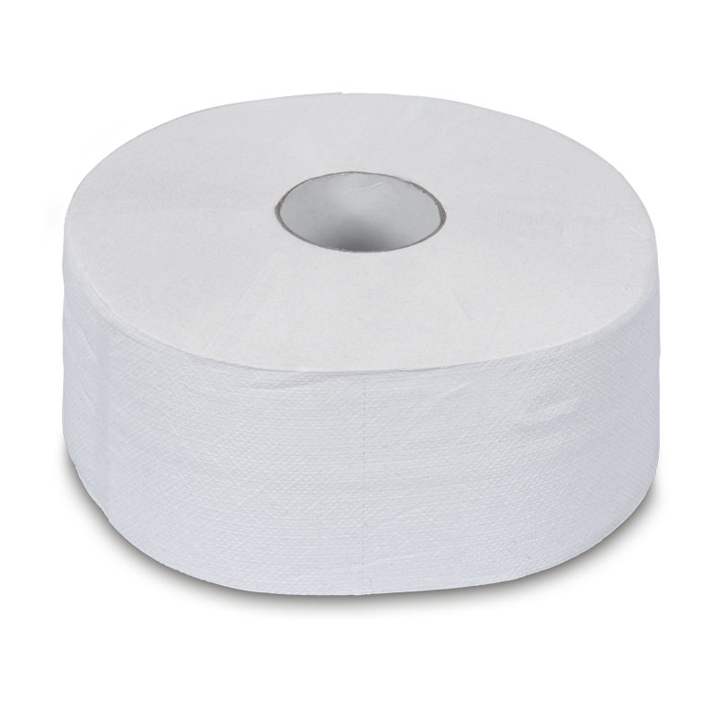 Papier toilette rouleau géant, blanc, 2 couches, env. 1166 feuilles de 92 mm x 200 mm