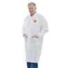 Blouse Z10 secutex® pro avec col et boutons-pression | Couleur blanc, taille 3/L