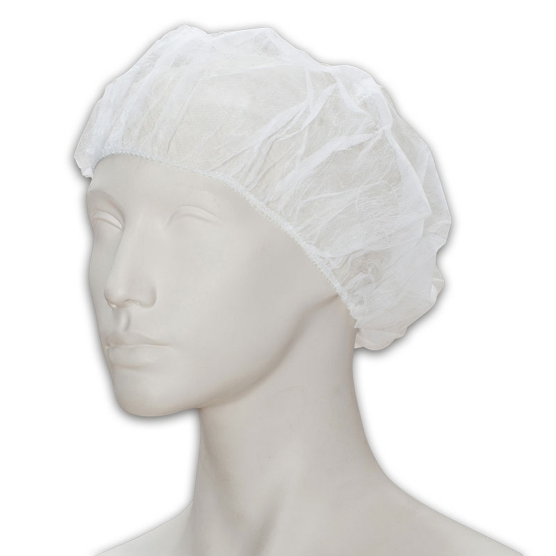 Charlotte en non-tissé Universal, blanc, diamètre env. 48 cm, 100 pcs.