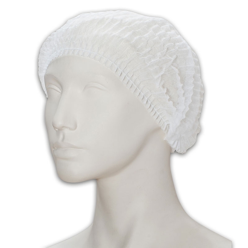 Charlotte à clipser en non-tissé, blanc, diamètre env. 52 cm, 100 pcs.