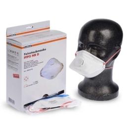 Feinstaubfiltermaske mit Ausatemventil FFP3 NR D, gefaltet