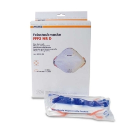 Masque filtrant les particules fines avec valve d'expiration FFP3 NR D, plié