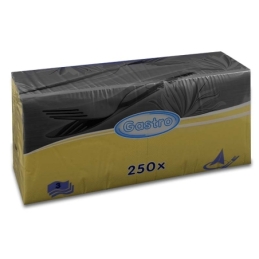 Servietten 1/4 Falz, gelb, 3-lagig, 40 x 40 cm