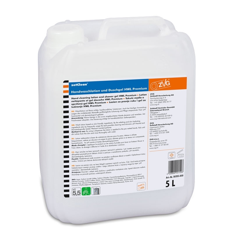 Lotion lavante pour les mains HWL Premium, 5 l