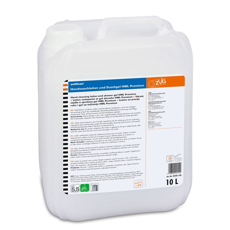 Lotion lavante pour les mains HWL Premium, 10 l