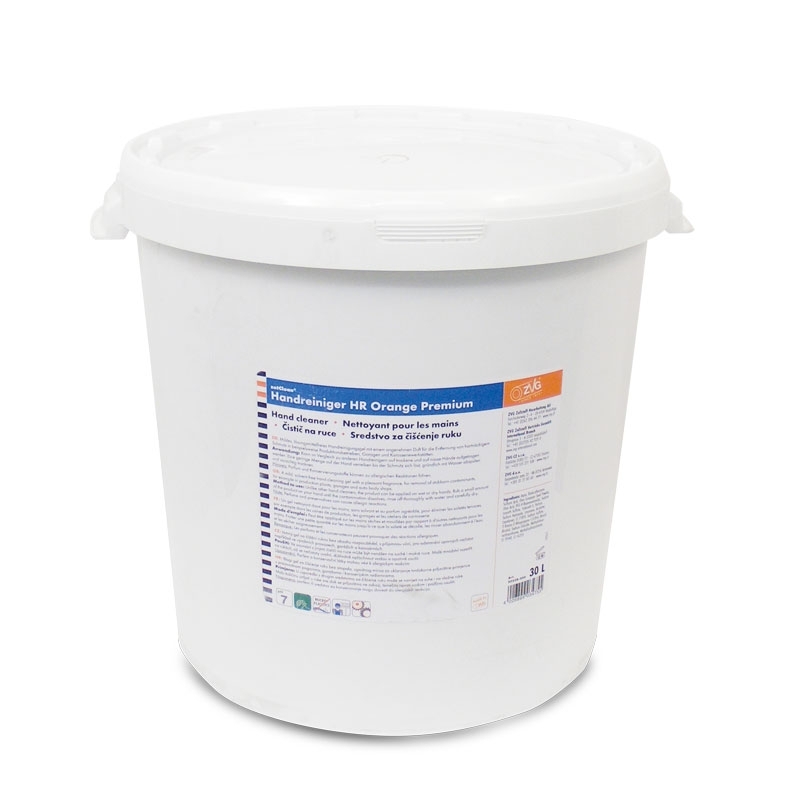 Nettoyant pour les mains HR Orange Premium, seau de 30 litres