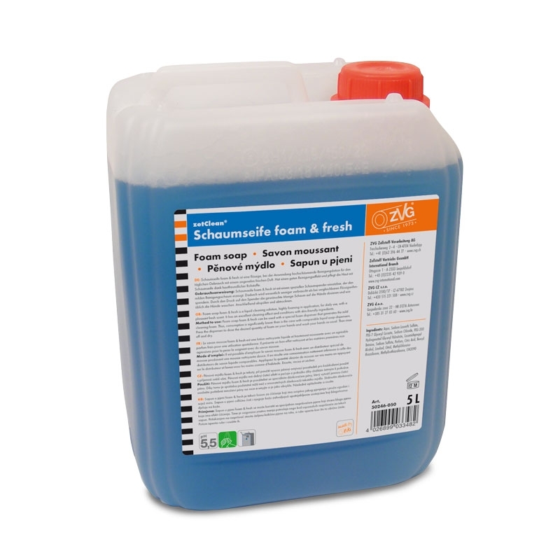 Schaumseife foam & fresh, 5 Liter Kanister