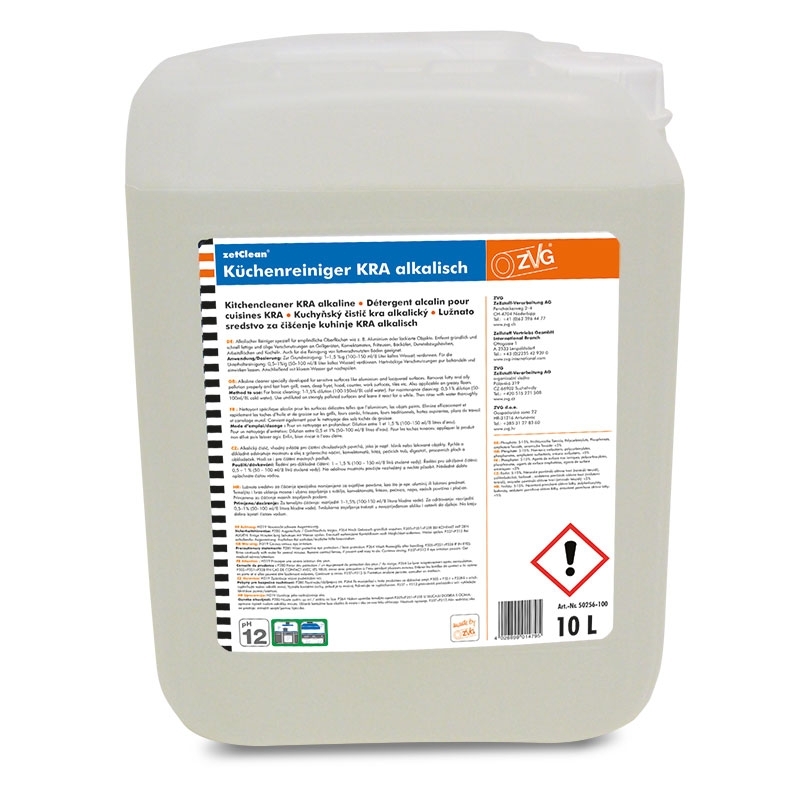 Nettoyant alcalin pour la cuisine KRA, bidon de 10 l