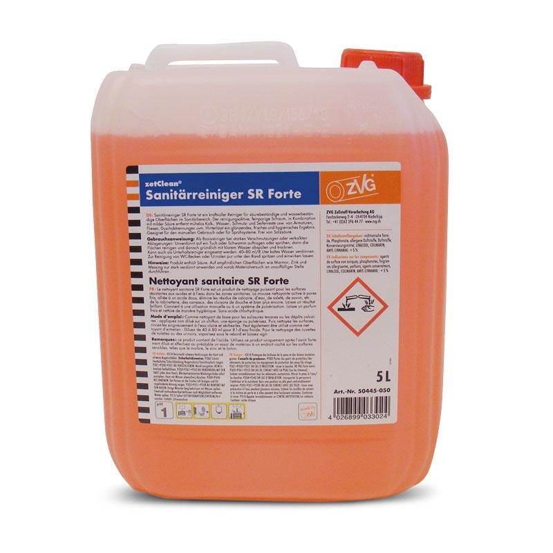 Nettoyant pour sanitaires SR Forte, 5 l