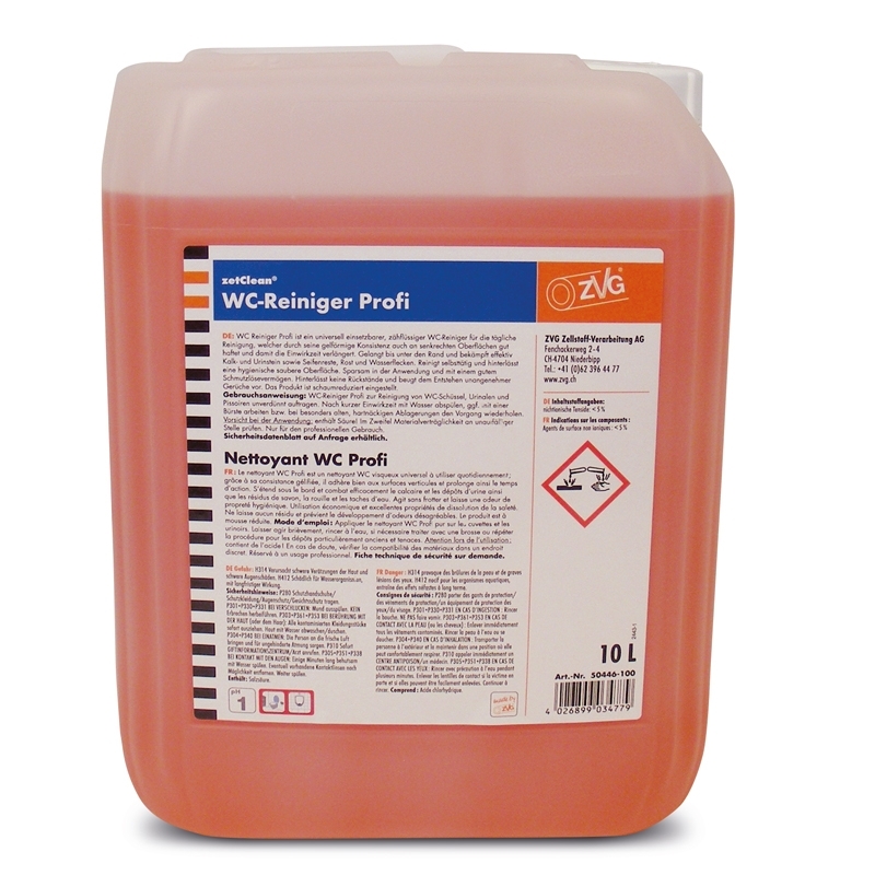 Nettoyant WC Profi, 10 l