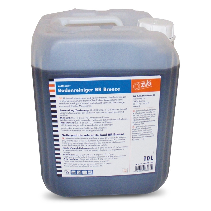 Nettoyant pour sols BR Breeze, 10 l