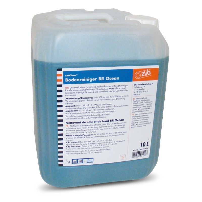 Nettoyant pour sols BR Ocean, 10 l