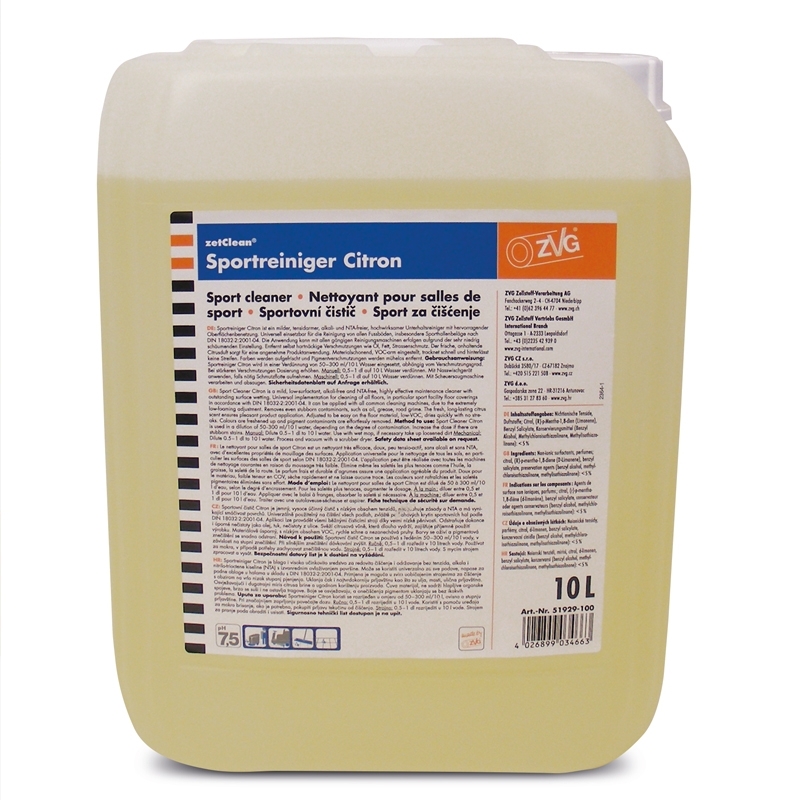 Nettoyant Sport Citron, 10 l