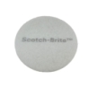 Super-Pad « Scotch-Brite » blanc, diamètre 406 mm (16")