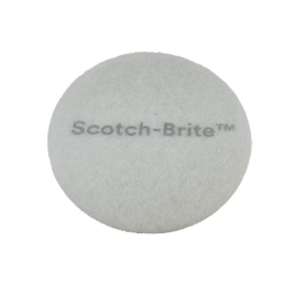 Super-Pad "Scotch-Brite" weiss, Durchmesser 170 mm (7")