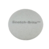 Super-Pad "Scotch-Brite" weiss, Durchmesser 170 mm (7")