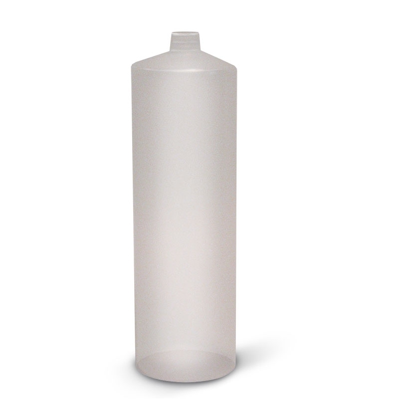 Bouteille cylindrique vide naturelle, 500 ml sans bouchon, filetage 24/410