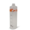 Bouteille cylindrique vide nature, 500 ml sans bouchon, filetage 24/410