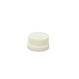 Bouchon à vis blanc pour bouteille mousse de 500 ml, filetage 24/410