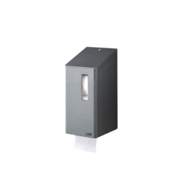 Distribueur pour rouleaux de papier WC, TRU 2 E AFP, pour 2 rouleaux, avec serrure et fenêtre de visualisation