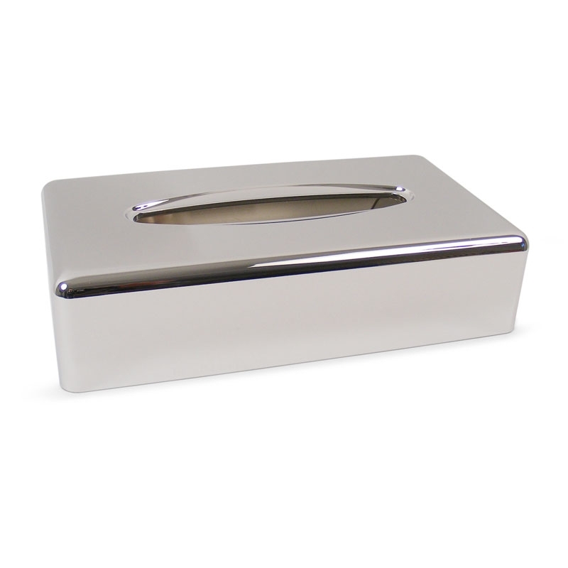 Distributeur pour boîtes d'essuie-tout, boîte de 100, effet chrome brillant