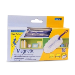 Aimant à poussière complet avec 4 housses de rechange blanches, 200 x 70 mm