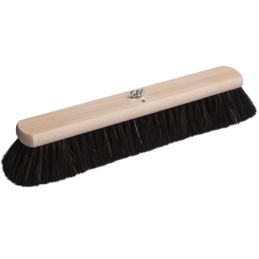 Balai en bois 300 mm, avec garniture en crin de cheval mélangé
