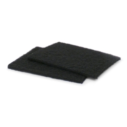 Vliespad schwarz, 150 x 200 mm