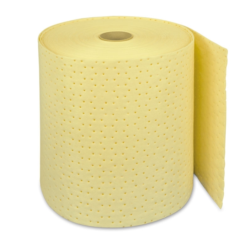 Rouleaux de chiffons absorbants universels zetSorb®, jaunes, env. 80 feuilles, 280 g/m², env. 460 x 400 mm