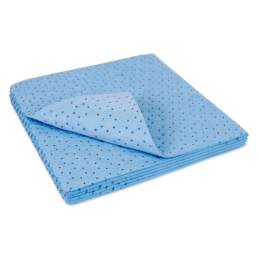 zetSorb® Ölsaugtücher, blau, ca. 400 x 400 mm, 100 Tücher (10 x 10)