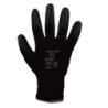 Handschuhe PU-beschichtet Feinstrick Pro-Fit, schwarz, Gr. M/8