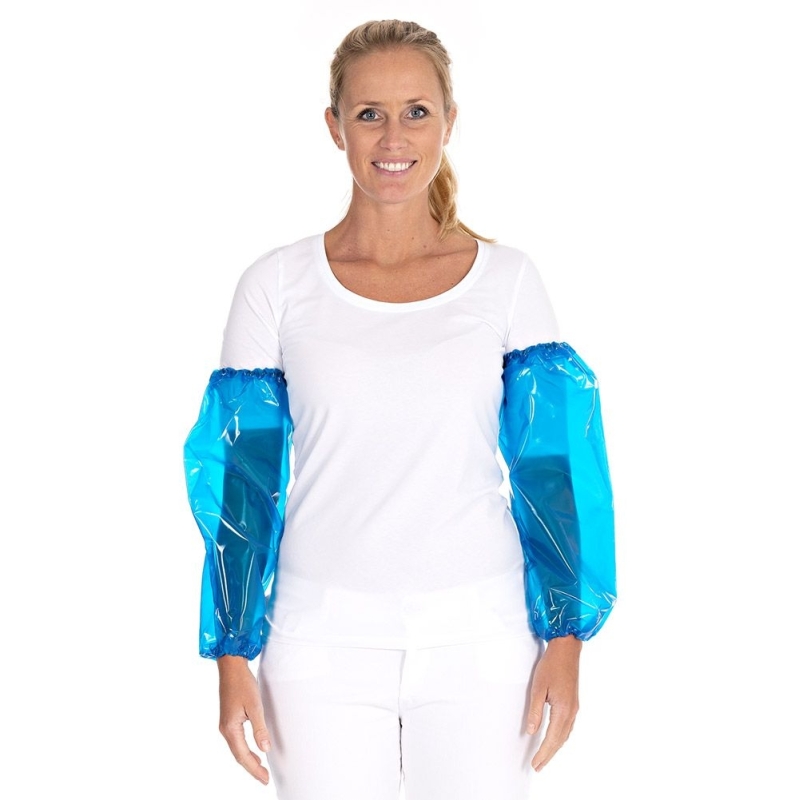 Ärmelschoner | EVA, Farbe blau, Länge 46 cm