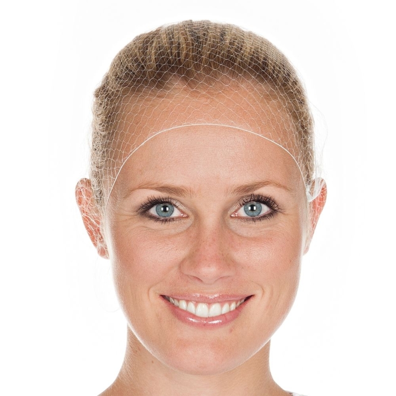 Haarnetze | Nylon, Farbe weiss / Grösse 53 cm