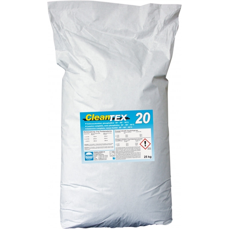 CleanTEX 20, 25 kg Sack