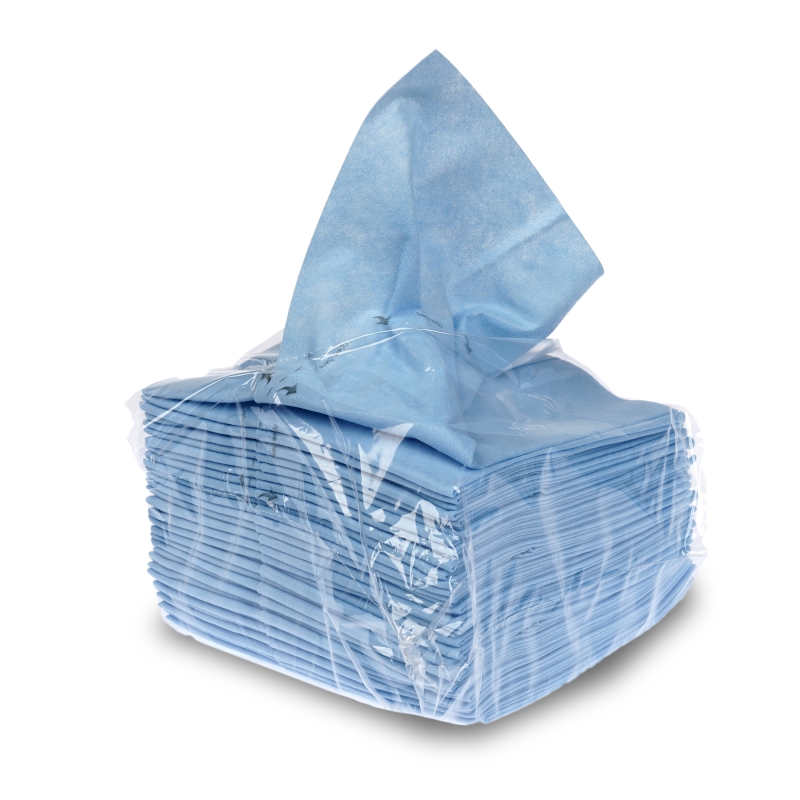 Multitex® Chiffon, bleu, 10 x 40 chiffons d’env. 380 x 340 mm