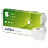 Satino Comfort Toilettenpapier Kleinrollen - MT1 System Recycling, 3-lagig, Rolle à 250 Blatt, 9,4 × 12 cm, hochweiss, Waffelp