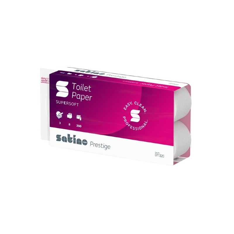 WC-Papier Kleinrolle, weiss, 3-lagig, ca. 250 Blatt à 120 mm