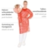 Kittel mit Armgummi | PP, Farbe rot, Länge 115 cm, Umfang 140 cm, Grösse L