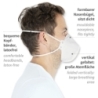 Masques de protection respiratoire FFP2 NR, pliables verticalement | PP