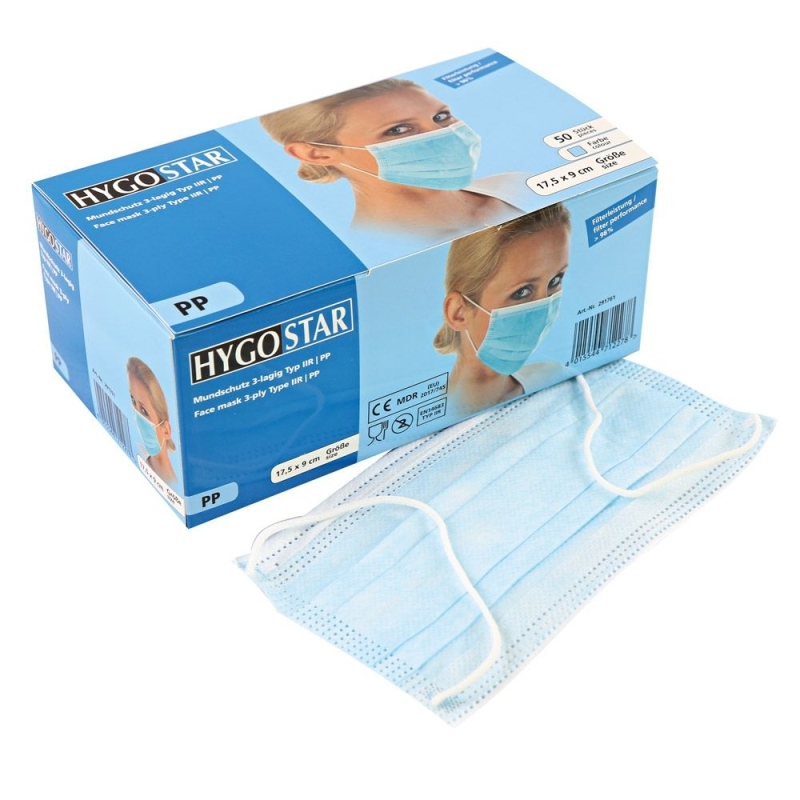Masque de protection type IIR, 3 couches | PP