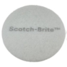 Super-Pad "Scotch-Brite" weiss, Durchmesser 330 mm (13")