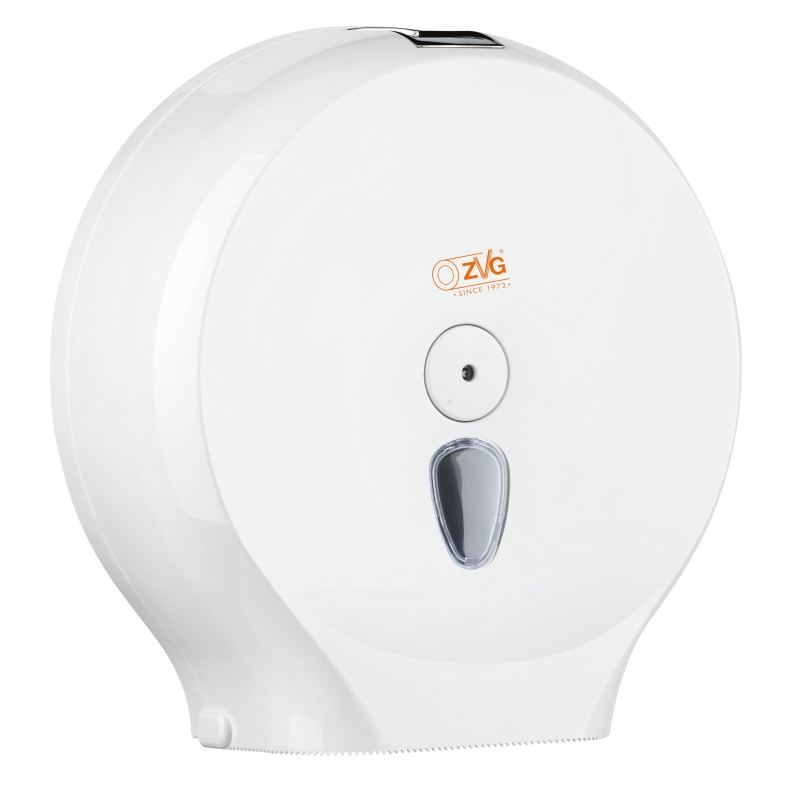 Distributeur de rouleaux géants MAXI, blanc, pour rouleaux d'un diamètre maximal de 32 cm