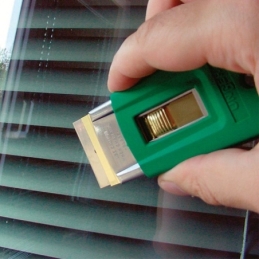 Racloir de sécurité avec revêtement en caoutchouc, 40 mm