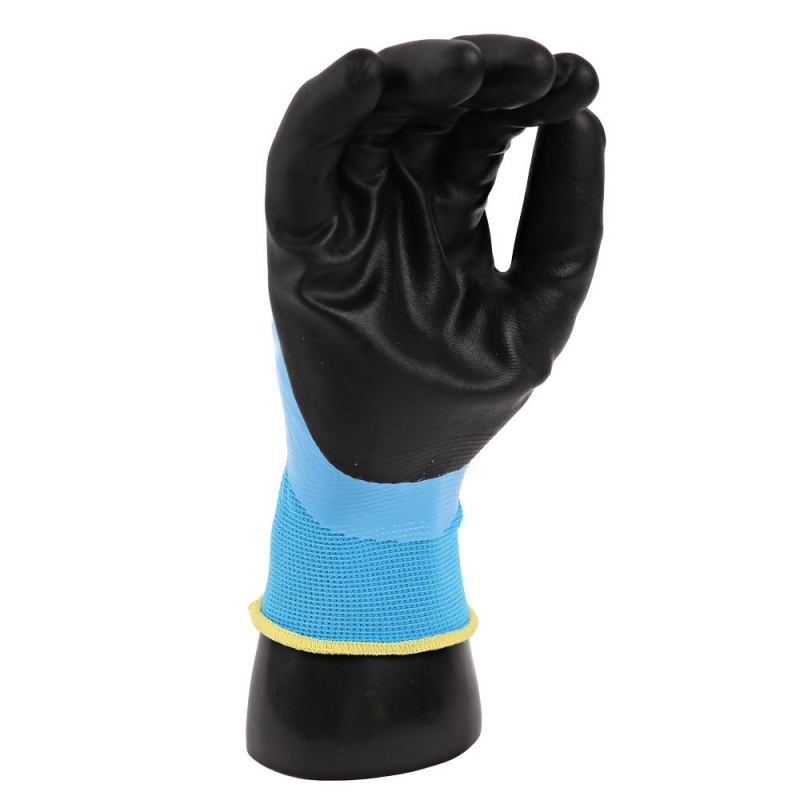 Gants en tricot fin Allfood nitrile | Enduction nitrile, taille XL
