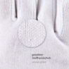 Gants en coton, blanc, taille 6/XS