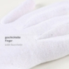 Gants en coton, blanc, taille 6/XS