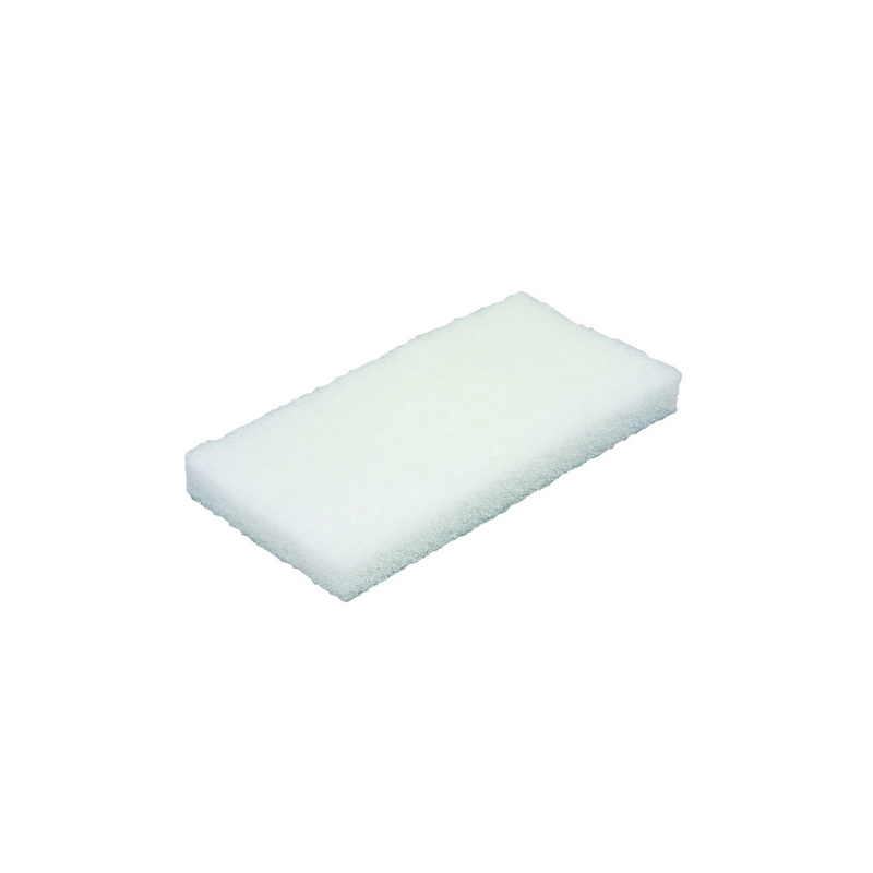 Tampon en nylon Vikan, blanc, 24,5 × 12,5 × 2,3 cm, souple